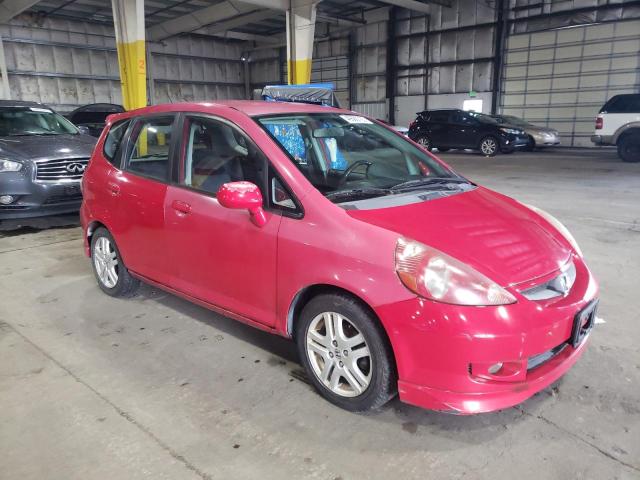JHMGD38667S061069 - 2007 HONDA FIT S 红色 照片 4