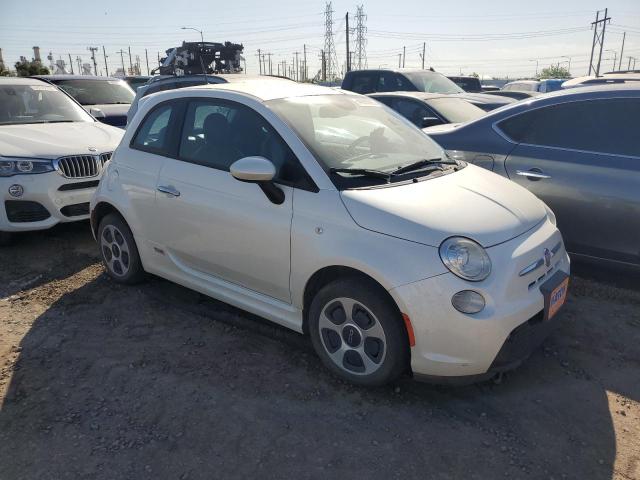 3C3CFFGE3FT503294 - 2015 FIAT 500 ELECTRIC WHITE photo 4