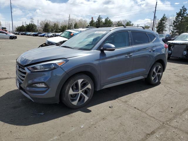 KM8J3CA24HU330205 - 2017 HYUNDAI TUCSON LIMITED GRAY photo 1