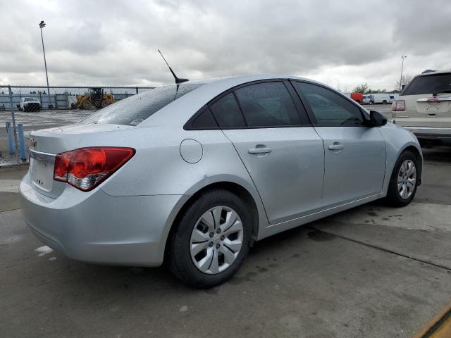 1G1PA5SG2E7180365 - 2014 CHEVROLET CRUZE LS SILVER photo 3