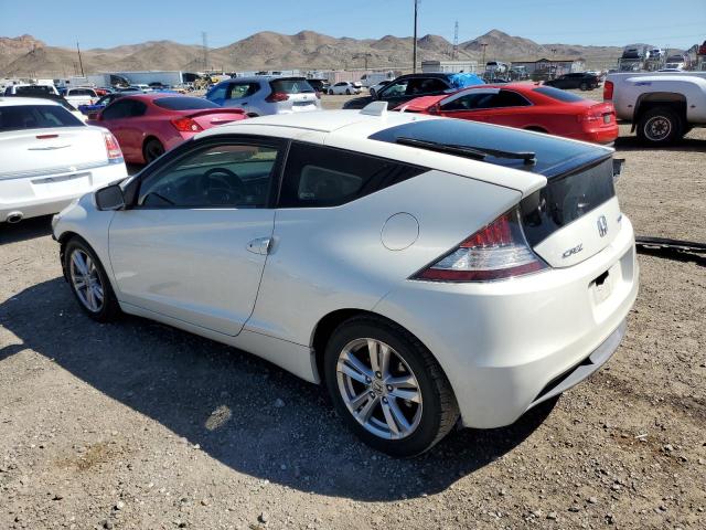 JHMZF1D64CS005137 - 2012 HONDA CR-Z EX WHITE photo 2