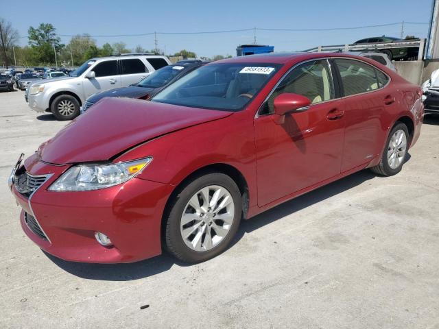 JTHBW1GG4D2024228 - 2013 LEXUS ES 300H BURGUNDY photo 1