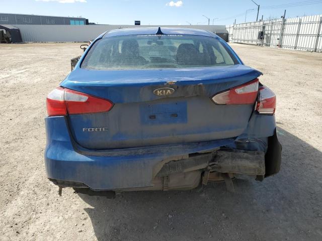 KNAFX4A62E5101855 - 2014 KIA FORTE LX BLUE photo 6