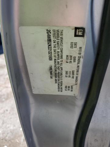 2G4WB52K221221909 - 2002 BUICK REGAL LS 银色 照片 12