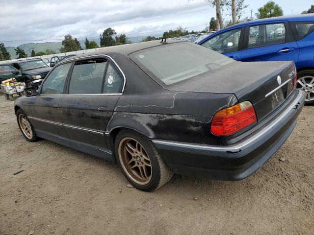 WBAGH8340YDP12367 - 2000 BMW 740 IL 黑色 照片 2