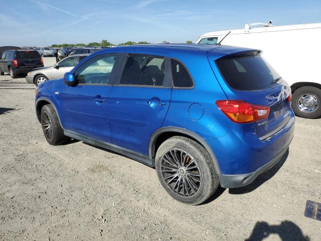 4A4AP3AU9FE001347 - 2015 MITSUBISHI OUTLANDER ES BLUE photo 2