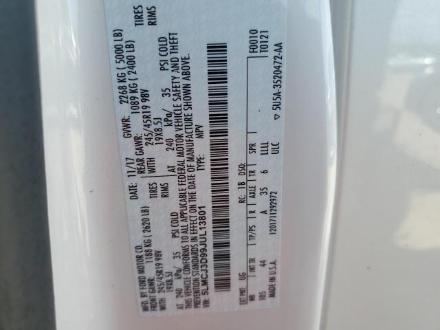 5LMCJ3D99JUL13801 - 2018 LINCOLN MKC RESERVE Ağ foto 14