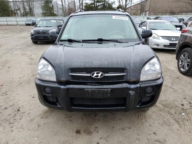 KM8JM12B07U650250 - 2007 HYUNDAI TUCSON GLS BLACK photo 5