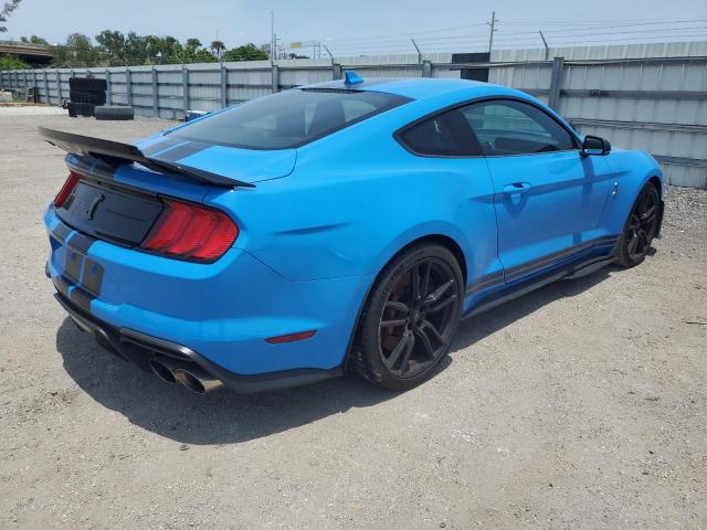 1FA6P8SJ1N5501280 - 2022 FORD MUSTANG SHELBY GT500 BLUE photo 3