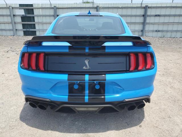 1FA6P8SJ1N5501280 - 2022 FORD MUSTANG SHELBY GT500 BLUE photo 6