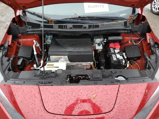 1N4AZ1CP2LC306263 - 2020 NISSAN LEAF SV RED photo 11