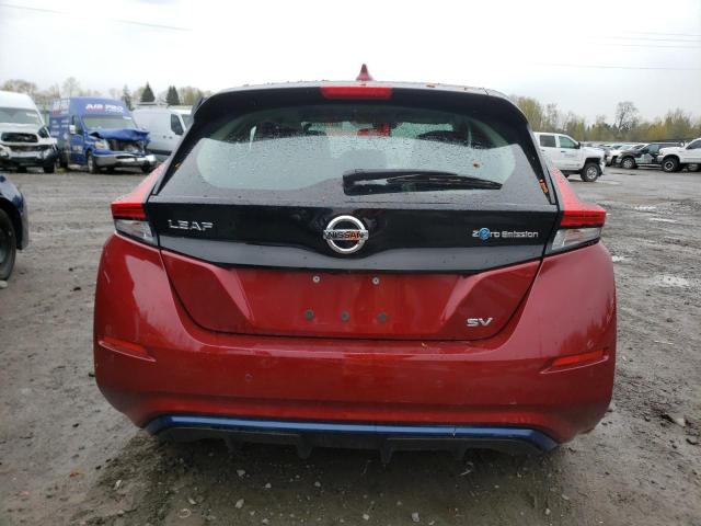 1N4AZ1CP2LC306263 - 2020 NISSAN LEAF SV RED photo 6