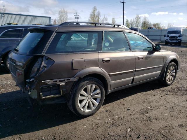 4S4BP62C187310221 - 2008 SUBARU OUTBACK 2.5I LIMITED BROWN photo 3