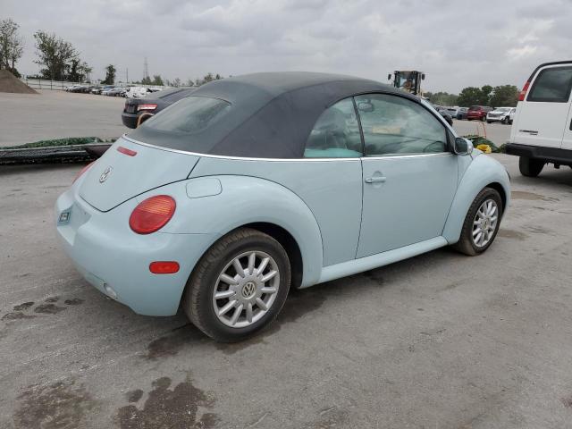 3VWCM31Y45M302450 - 2005 VOLKSWAGEN NEW BEETLE GLS TURQUOISE photo 3