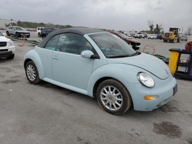 3VWCM31Y45M302450 - 2005 VOLKSWAGEN NEW BEETLE GLS TURQUOISE photo 4