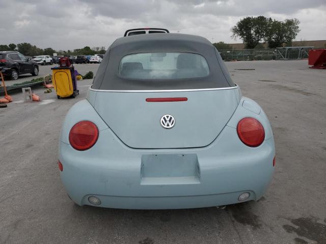 3VWCM31Y45M302450 - 2005 VOLKSWAGEN NEW BEETLE GLS TURQUOISE photo 6