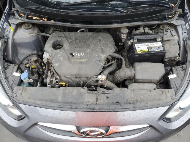 KMHCT4AE2EU650773 - 2014 HYUNDAI ACCENT GLS GRAY photo 11