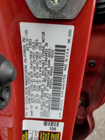 5TEJU4GN6AZ692610 - 2010 TOYOTA TACOMA DOUBLE CAB PRERUNNER RED photo 13