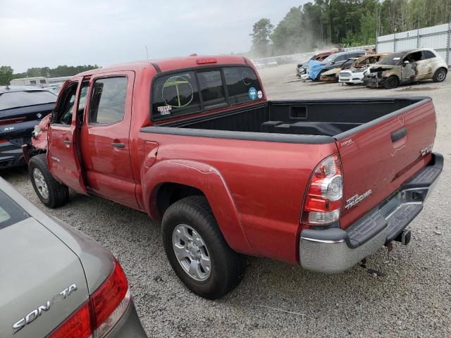 5TEJU4GN6AZ692610 - 2010 TOYOTA TACOMA DOUBLE CAB PRERUNNER RED photo 2