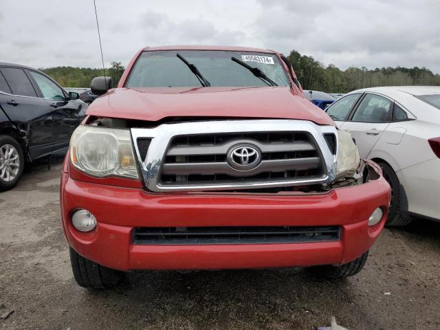5TEJU4GN6AZ692610 - 2010 TOYOTA TACOMA DOUBLE CAB PRERUNNER RED photo 5