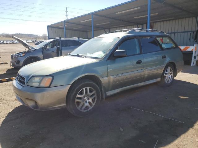 4S3BH675636650488 - 2003 SUBARU LEGACY OUTBACK AWP GREEN photo 1