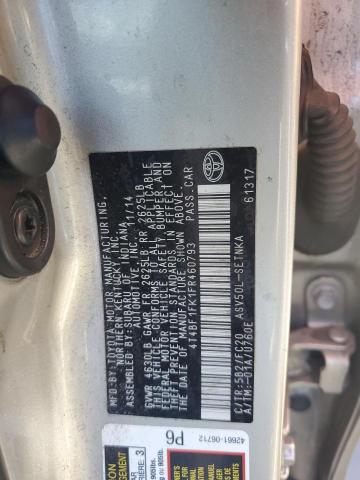 4T4BF1FK1FR460793 - 2015 TOYOTA CAMRY LE CREAM photo 12