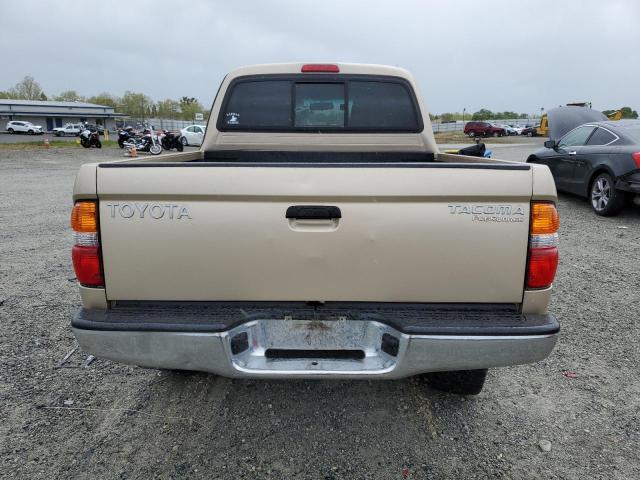 5TEGM92NX4Z387193 - 2004 TOYOTA TACOMA DOUBLE CAB PRERUNNER GOLD photo 6