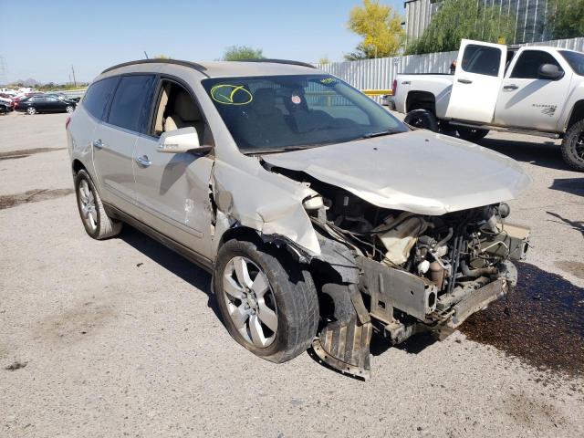 1GNKRLED3BJ412638 - 2011 CHEVROLET TRAVERSE LTZ SILVER photo 4