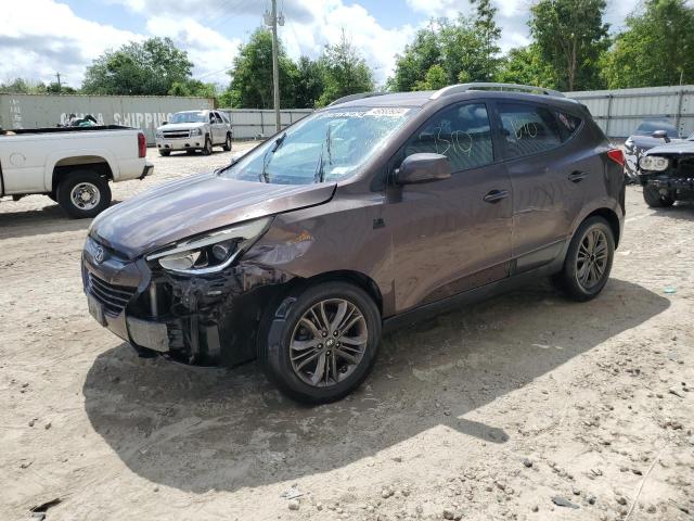 KM8JU3AG0EU840538 - 2014 HYUNDAI TUCSON GLS BROWN photo 1