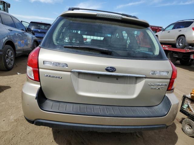 4S4BP63C084300876 - 2008 SUBARU OUTBACK 2.5XT LIMITED GOLD photo 6