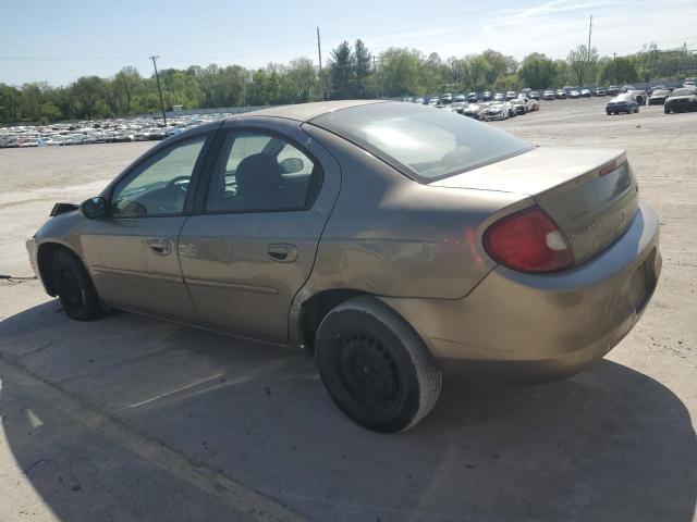 1B3ES26C02D550261 - 2002 DODGE NEON TAN photo 2