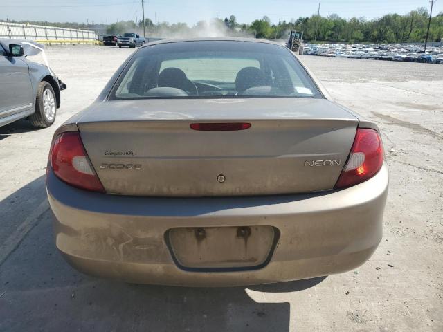 1B3ES26C02D550261 - 2002 DODGE NEON TAN photo 6