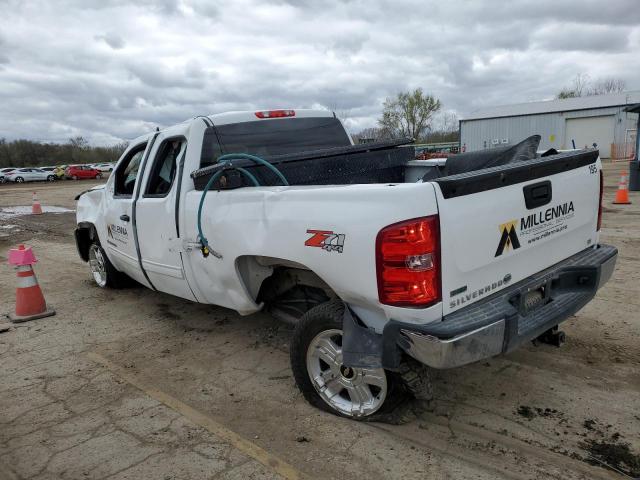 1GCRKSE74CZ270707 - 2012 CHEVROLET SILVERADO K1500 LT WHITE photo 2