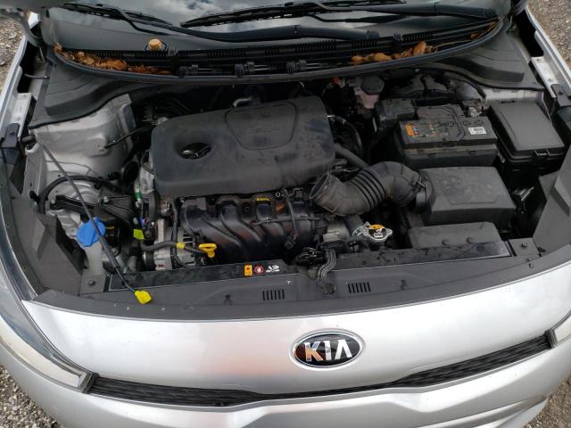 3KPA24AB2KE233166 - 2019 KIA RIO S SILVER photo 11