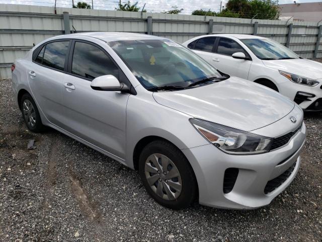 3KPA24AB2KE233166 - 2019 KIA RIO S SILVER photo 4