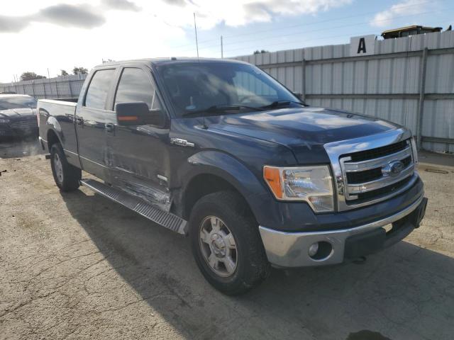 1FTFW1ET4DKF72913 - 2013 FORD F150 SUPERCREW BLUE photo 4