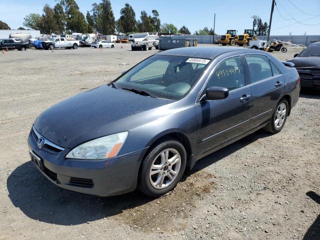 1HGCM56397A220260 - 2007 HONDA ACCORD SE CHARCOAL photo 1