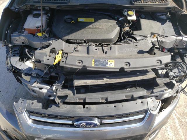 1FMCU0JX7EUC65247 - 2014 FORD ESCAPE TITANIUM GRAY photo 12