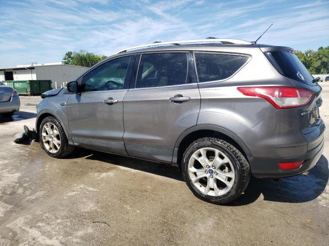 1FMCU0JX7EUC65247 - 2014 FORD ESCAPE TITANIUM GRAY photo 2