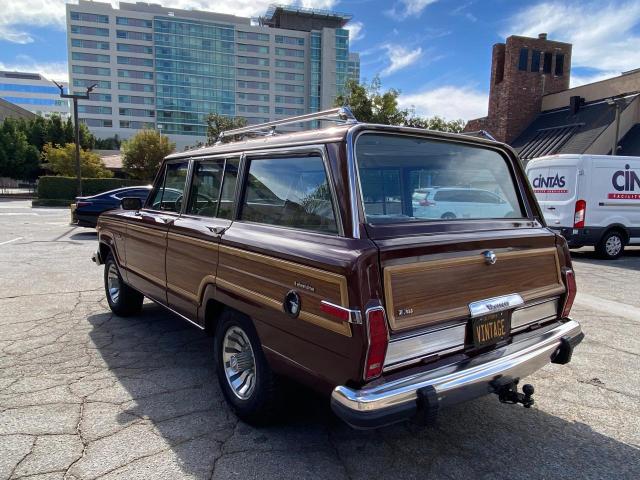 1JCNJ15N6ET002630 - 1984 JEEP GRAND WAGO BROWN photo 3