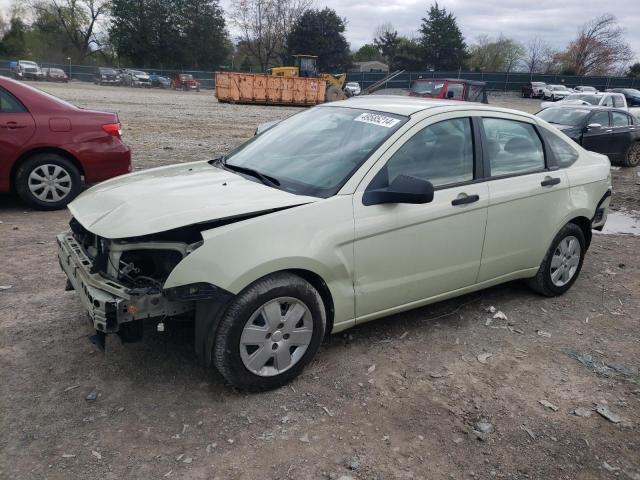 1FAHP3EN2AW153441 - 2010 FORD FOCUS S GREEN photo 1