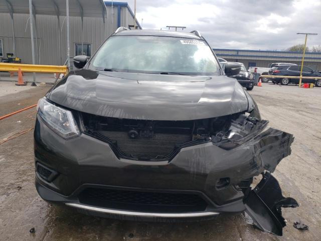 KNMAT2MT3FP505638 - 2015 NISSAN ROGUE S BLACK photo 5