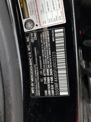 55SWF4KB5FU003323 - 2015 MERCEDES-BENZ C 300 4MATIC BLACK photo 13