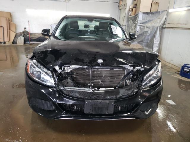 55SWF4KB5FU003323 - 2015 MERCEDES-BENZ C 300 4MATIC BLACK photo 5