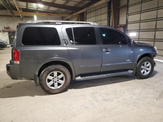 5N1BA08C38N601899 - 2008 NISSAN ARMADA SE GRAY photo 3