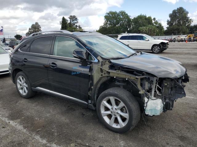 2T2ZK1BA7CC080481 - 2012 LEXUS RX 350 BLACK photo 4