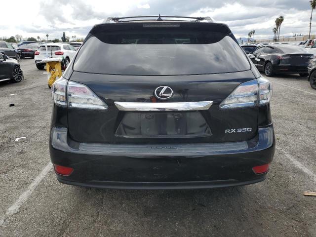 2T2ZK1BA7CC080481 - 2012 LEXUS RX 350 BLACK photo 6