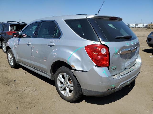 2CNFLCEC5B6431185 - 2011 CHEVROLET EQUINOX LS SILVER photo 2