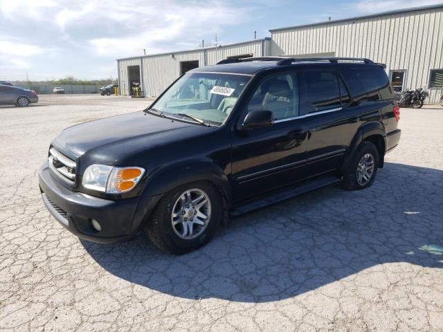 5TDBT48A54S231497 - 2004 TOYOTA SEQUOIA LIMITED BLACK photo 1