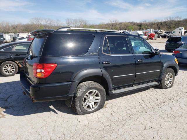 5TDBT48A54S231497 - 2004 TOYOTA SEQUOIA LIMITED BLACK photo 3